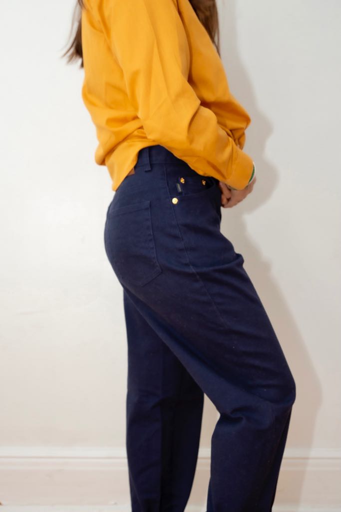 Photo of Pantalon jeans taille haute